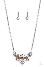 Load image into Gallery viewer, Lavishly Loaded - Black Iridescent - Paparazzi Necklace
