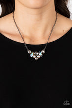Load image into Gallery viewer, Lavishly Loaded - Black Iridescent - Paparazzi Necklace
