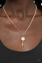 Load image into Gallery viewer, PREORDER - Prized Key Player - Copper - Paparazzi Necklace
