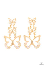 Load image into Gallery viewer, Flamboyant Flutter - Multi Iridescent - Paparazzi Earring
