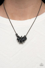 Load image into Gallery viewer, Mechanical Mischief - Black - Paparazzi Necklace
