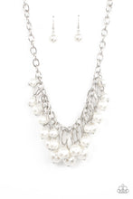 Load image into Gallery viewer, Powerhouse Pose - White - 2022 February Paparazzi Life of the Party Necklace
