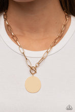 Load image into Gallery viewer, Tag Out - Gold - Paparazzi Necklace
