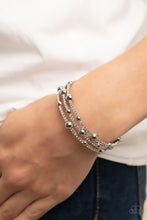 Load image into Gallery viewer, Spontaneous Shimmer - White - Paparazzi Bracelet
