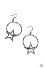 Load image into Gallery viewer, Superstar Showcase - Black - Paparazzi Earring
