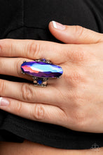 Load image into Gallery viewer, Interdimensional Dimension - Blue UV Shimmer - Paparazzi Ring
