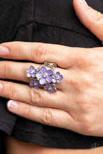 Load image into Gallery viewer, Boastful Blooms - Purple - Paparazzi Ring
