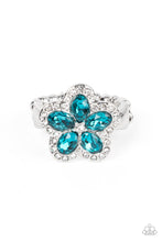 Load image into Gallery viewer, Efflorescent Envy - Blue - Paparazzi Ring
