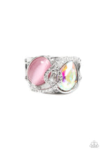 Load image into Gallery viewer, SELFIE-Indulgence - Pink Iridescent - Paparazzi Ring
