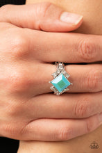 Load image into Gallery viewer, Mind-Blowing Brilliance - Blue Iridescent - Paparazzi Ring
