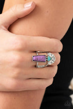 Load image into Gallery viewer, Stellar Stones - Purple - Paparazzi Ring
