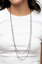 Load image into Gallery viewer, Petitely Prismatic - Black Iridescent - Paparazzi Necklace
