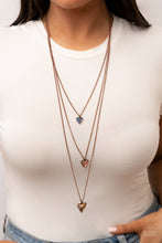 Load image into Gallery viewer, Follow the LUSTER - Copper Oil Spill - Paparazzi Necklace

