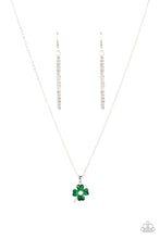 Load image into Gallery viewer, PREORDER - Kiss Me, Im Irish - Green - Paparazzi Necklace
