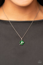 Load image into Gallery viewer, PREORDER - Kiss Me, Im Irish - Green - Paparazzi Necklace
