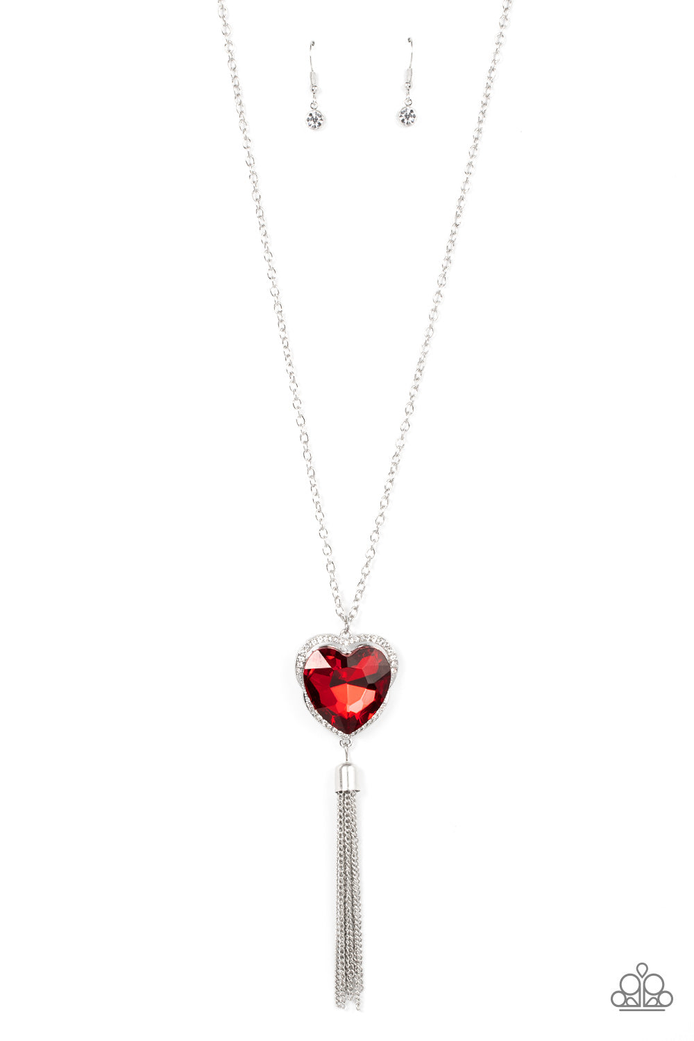Finding My Forever - Red - Paparazzi Necklace