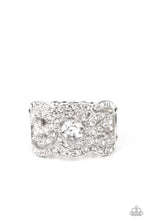 Load image into Gallery viewer, Doting on Dazzle - White - 2022 March Paparazzi Life of the Party RIng
