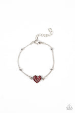 Load image into Gallery viewer, Heartachingly Adorable - Red - Paparazzi Bracelet
