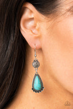 Load image into Gallery viewer, Montana Mountains - Blue - Paparazzi Earring
