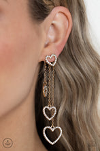 Load image into Gallery viewer, Falling In Love - Gold - Paparazzi Earring

