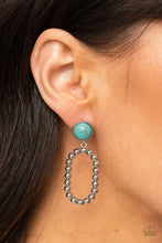 Load image into Gallery viewer, Riverbed Refuge - Blue - Paparazzi Earring
