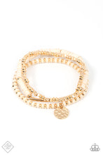 Load image into Gallery viewer, Terraform Trendsetter - Gold - March 2022 Paparazzi Fashion Fix Bracelet
