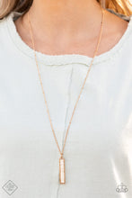Load image into Gallery viewer, Rural Regeneration - Gold - March 2022 Paparazzi Fashion Fix Necklace

