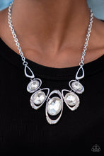 Load image into Gallery viewer, Hypnotic Twinkle - White - 2022 April Paparazzi Life of the Party Necklace
