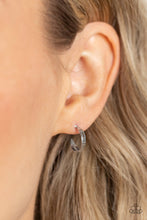 Load image into Gallery viewer, SMALLEST of Them All - Silver - Paparazzi Hoop Earring
