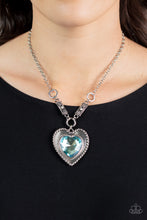 Load image into Gallery viewer, Heart Full of Fabulous - Blue - Paparazzi Necklace
