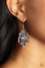 Load image into Gallery viewer, Palace Perfection - Purple - Paparazzi Earring
