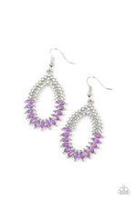 Load image into Gallery viewer, Lucid Luster - Purple - Paparazzi Earring
