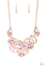 Load image into Gallery viewer, Warp Speed - Rose Gold - 2022 July Paparazzi Life of the Necklace
