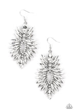 Load image into Gallery viewer, Turn up the Luxe - White - 2022 October Paparazzi Life of the Party Earring
