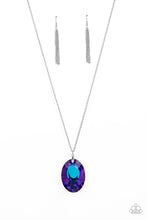 Load image into Gallery viewer, Celestial Essence - Blue Iridescent - Paparazzi Necklace
