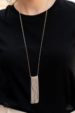 Load image into Gallery viewer, Stellar Crescendo - Gold - July 2022 Paparazzi Fashion Fix Necklace
