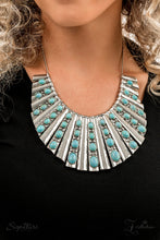 Load image into Gallery viewer, The Ebony - 2022 Zi Collection Turquoise Necklace
