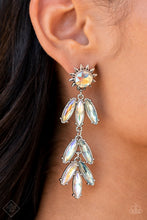 Load image into Gallery viewer, Space Age Sparkle - Multi Iridescent - July 2022 Paparazzi Fashion Fix Earring
