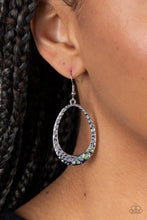 Load image into Gallery viewer, Seafoam Shimmer - Green Iridescent - Paparazzi Earrings
