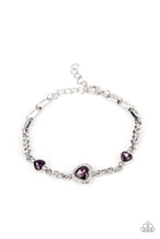 Load image into Gallery viewer, Amor Actually - Purple - Paparazzi Bracelet
