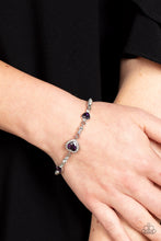Load image into Gallery viewer, Amor Actually - Purple - Paparazzi Bracelet
