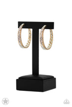 Load image into Gallery viewer, GLITZY By Association - Gold - Paparazzi Hoop Earring
