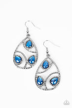 Load image into Gallery viewer, Send the BRIGHT Message - Blue - Paparazzi Earring
