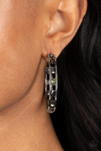 Load image into Gallery viewer, The Gem Fairy - Multi OilSpill - Paparazzi Hoop Earring
