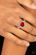 Load image into Gallery viewer, Committed to Cupid - Red - Paparazzi RIng

