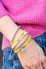 Load image into Gallery viewer, Offshore Outing - Yellow - Paparazzi Exclusive 2022 Convention Preview Bracelet
