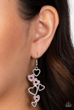 Load image into Gallery viewer, Sweetheart Serenade - Pink - Paparazzi Earring
