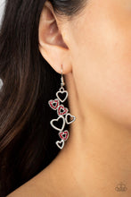 Load image into Gallery viewer, Sweetheart Serenade - Red - Paparazzi Earring
