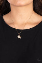 Load image into Gallery viewer, You Hold My Heart - Gold - Paparazzi Necklace
