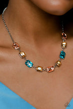 Load image into Gallery viewer, Emerald Envy - Multi - 2023 February Paparazzi Life of the Party Necklace

